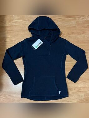 Stio Sweet- Water Fleece Hoodie - Navy - Womens S - NWT